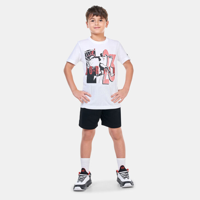 Nike Kids' Retro Spec Graphic T-Shirt White Nike Kids' Retro Spec Graphic T-Shirt White image number 2