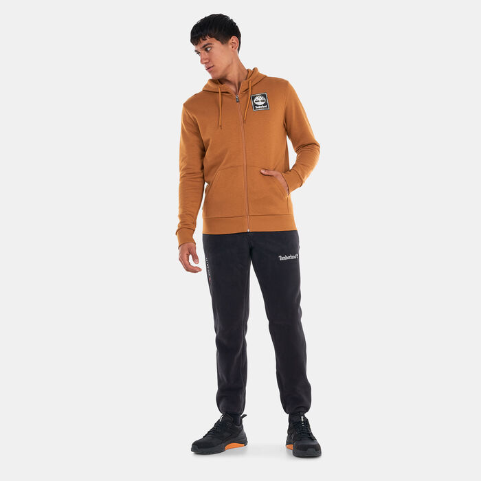 Timberland Men's Buffalo Plaid Full-Zip Hoodie Brown Timberland Men's Buffalo Plaid Full-Zip Hoodie Brown image number 2