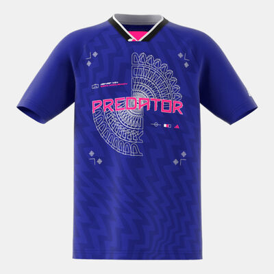 adidas Kids' Football-Inspired Predator Jersey Blue