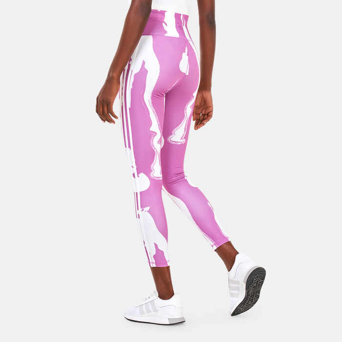 adidas Originals Women's 7/8 Leggings Pink adidas Originals Women's 7/8 Leggings Pink image number 1