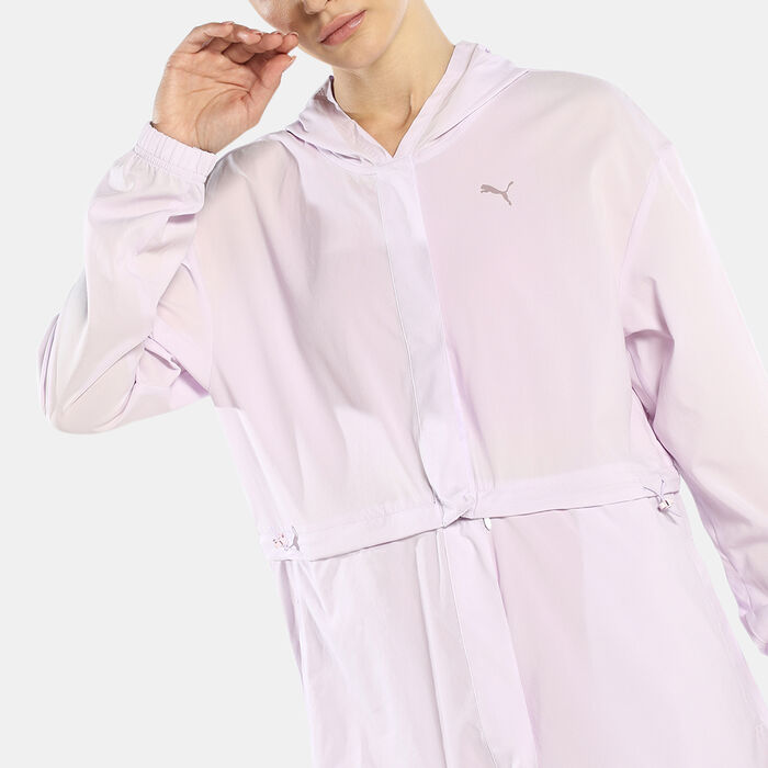 PUMA Women's Studio Flow Training Jacket Pink PUMA Women's Studio Flow Training Jacket Pink image number 3