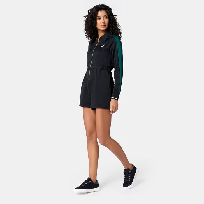 PUMA Women's PLAY LOUD T7 Romper Black PUMA Women's PLAY LOUD T7 Romper Black image number 2