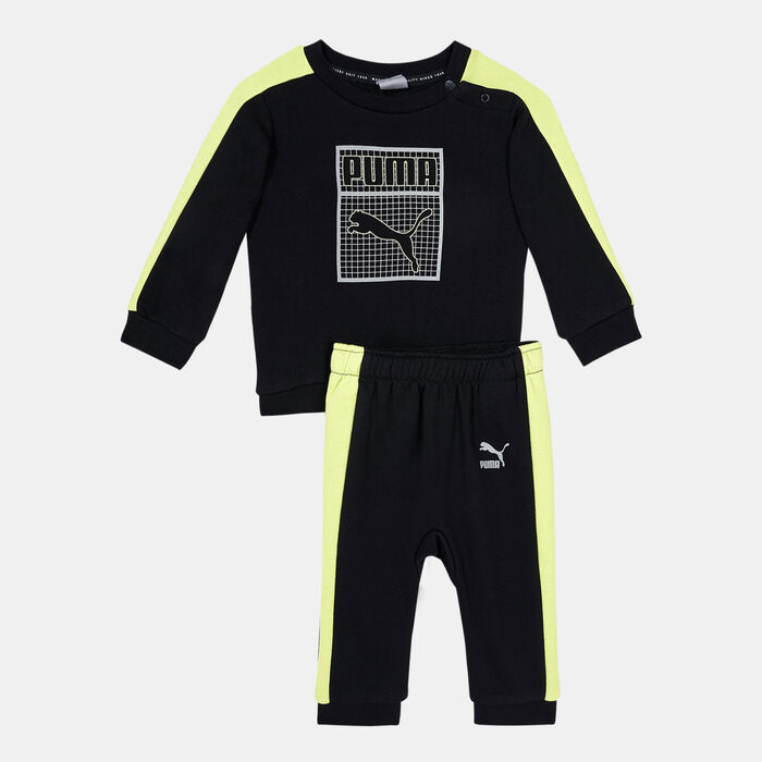 PUMA Kids' Minicats Arctic Star Sweatshirt and Sweatpants Set (Baby and Toddlers) Black PUMA Kids' Minicats Arctic Star Sweatshirt and Sweatpants Set (Baby and Toddlers) Black image number 0