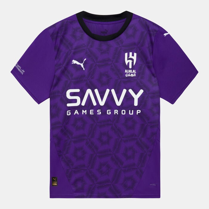 PUMA Men's Al Hilal 24/25 Third Replica Football Jersey Purple PUMA Men's Al Hilal 24/25 Third Replica Football Jersey Purple image number 0
