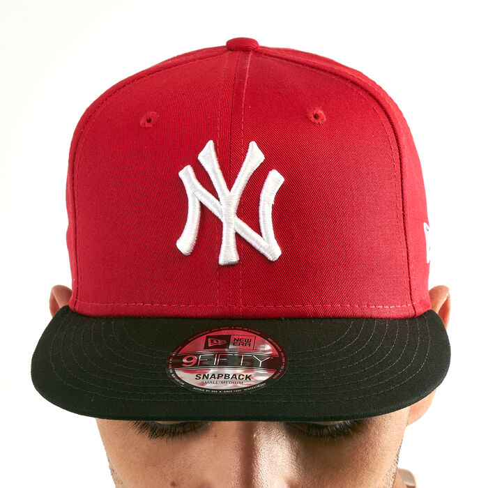New Era Men's MLB Cotton Block Neyyan Cap Red image number 2