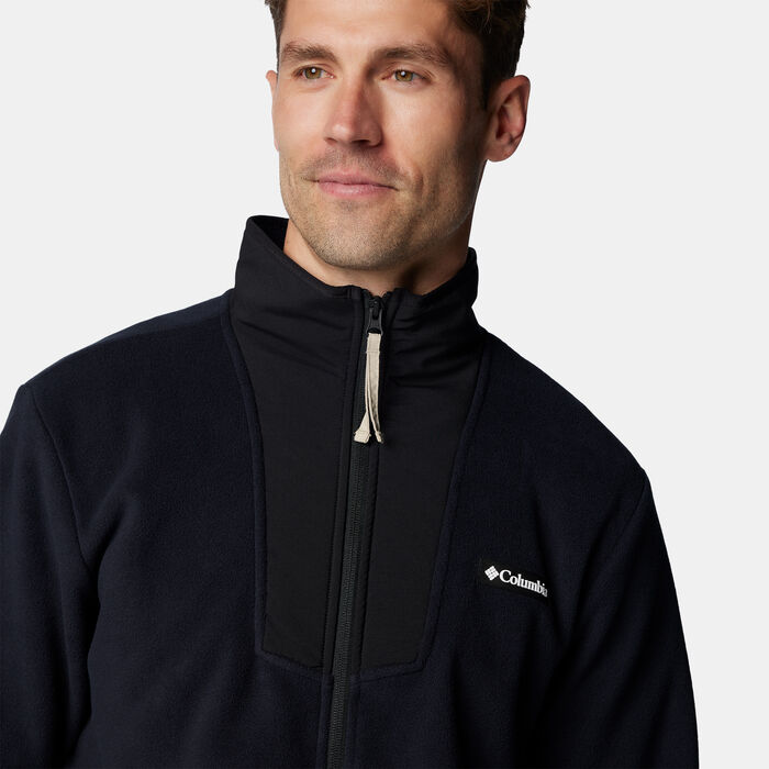 Columbia Men's Sequoia Grove Fleece Full-Zip Jacket Black Columbia Men's Sequoia Grove Fleece Full-Zip Jacket Black image number 4