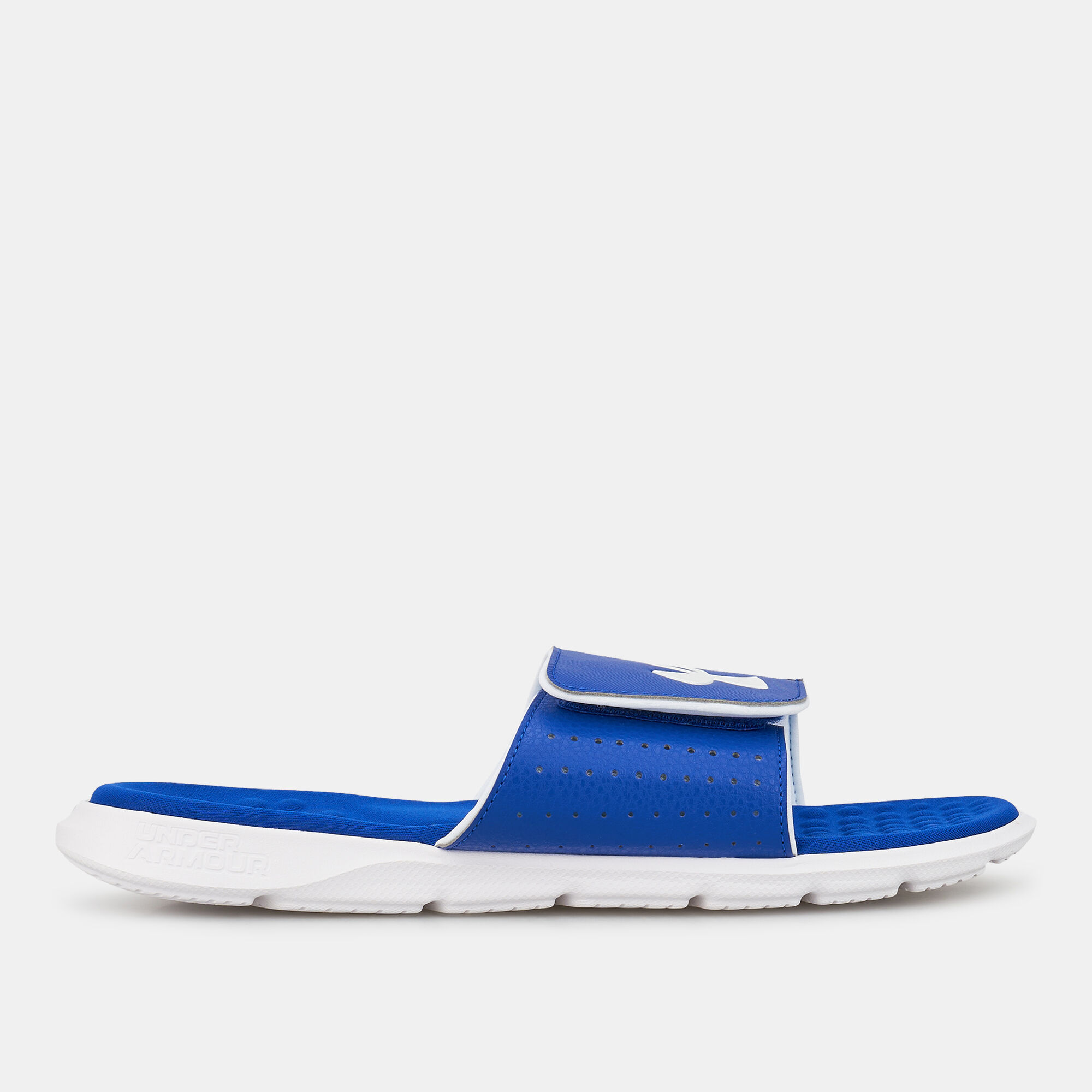 Under armour slides blue online