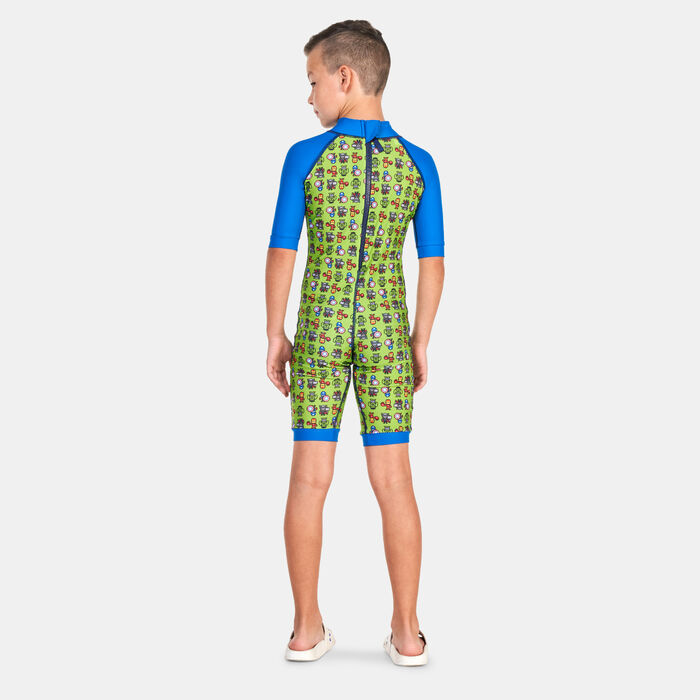 COEGA Kids' One Piece Swimsuit (Younger Kids) Blue COEGA Kids' One Piece Swimsuit (Younger Kids) Blue image number 1
