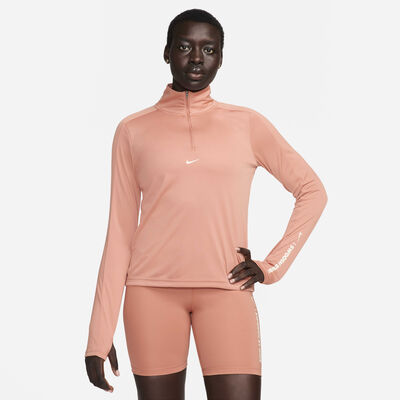 Nike Women's Pacer Dri-FIT Sweatshirt Peach