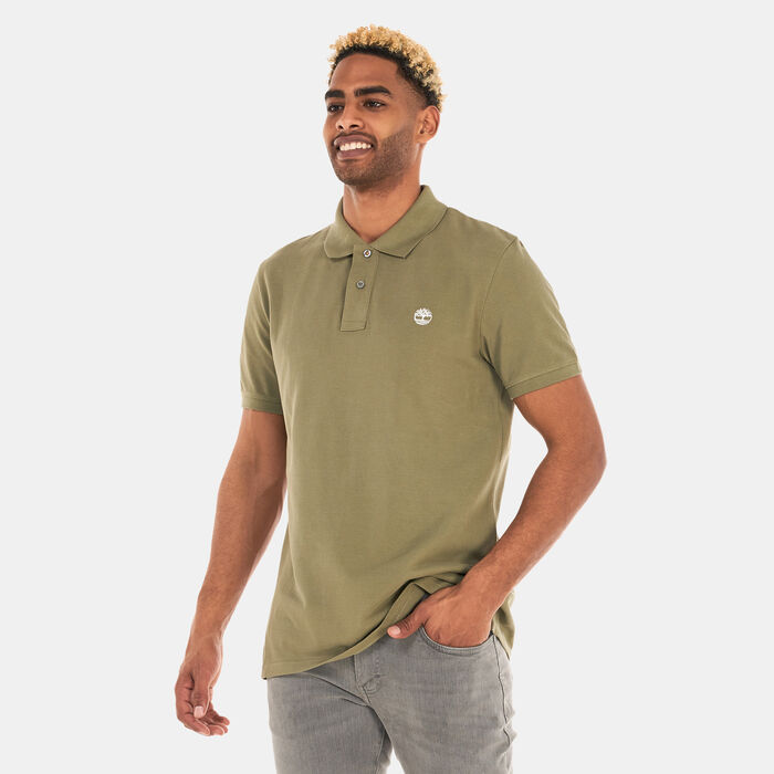 Timberland Men's Millers River Polo Shirt Green image number 0