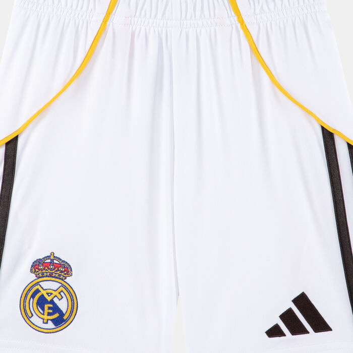 adidas Kids' Real Madrid 25/26 Home Replica Football Shorts White image number 2