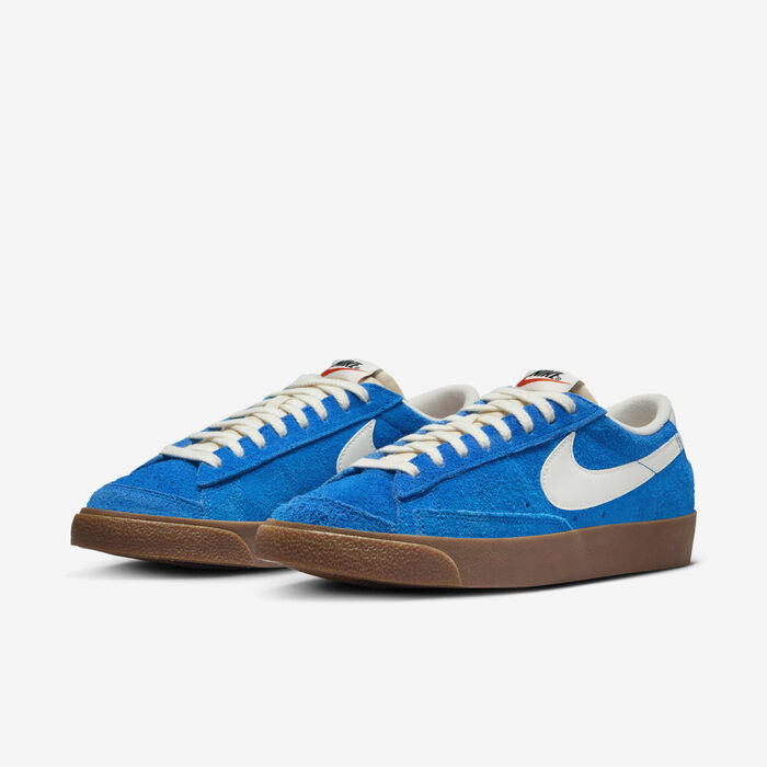 Nike Women's Blazer Low '77 Vintage Shoes Blue Nike Women's Blazer Low '77 Vintage Shoes Blue image number 5