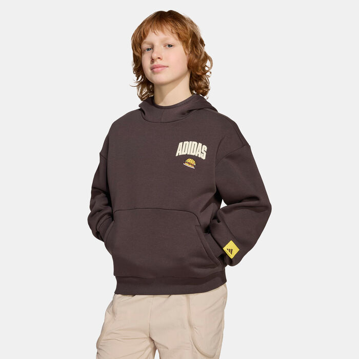 adidas Kids' The Simpsons Hoodie Brown adidas Kids' The Simpsons Hoodie Brown image number 0