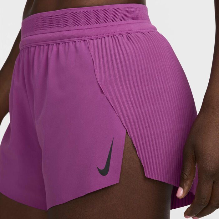 Nike Women's AeroSwift Dri-FIT ADV Mid-Rise Running Shorts Pink Nike Women's AeroSwift Dri-FIT ADV Mid-Rise Running Shorts Pink image number 5