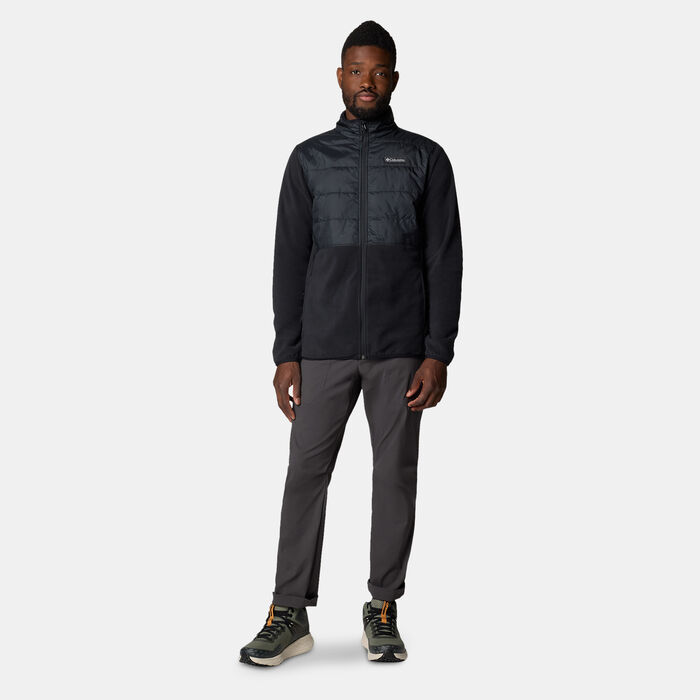 Columbia Men's Basin Butte II Hybrid Fleece Jacket Black Columbia Men's Basin Butte II Hybrid Fleece Jacket Black image number 2