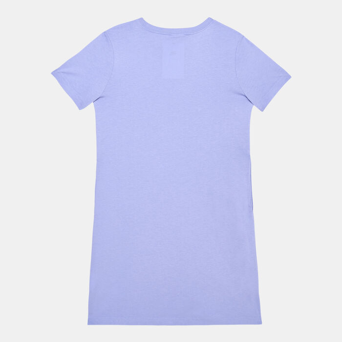 Nike Kids' Sportswear Futura T-Shirt Dress Blue image number 1
