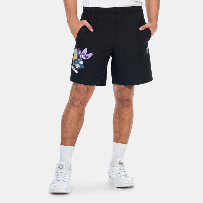 adidas Originals Men's Remote Graphic Shorts Black adidas Originals Men's Remote Graphic Shorts Black image number 1