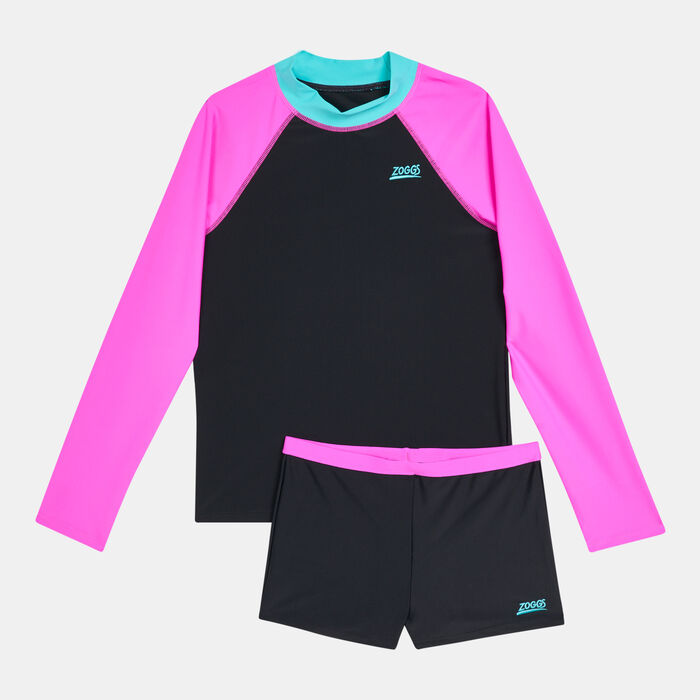 Kids' Angels Rash Guard T-Shirt and Shorts Set Kids' Angels Rash Guard T-Shirt and Shorts Set image number 0