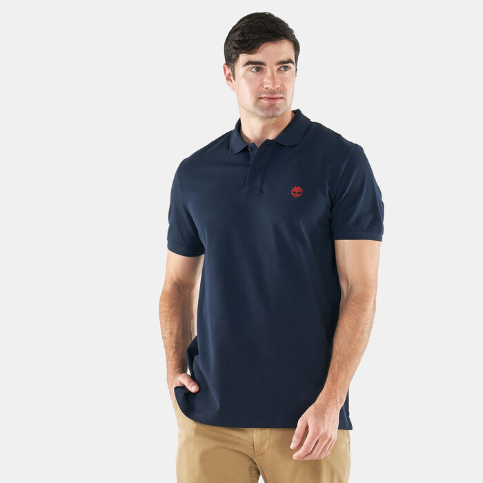 Timberland Men's Millers River Polo Shirt Blue Timberland Men's Millers River Polo Shirt Blue image number 0