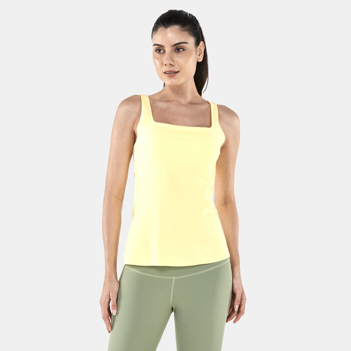 Nike Women's Yoga Luxe Tank Top Green Nike Women's Yoga Luxe Tank Top Green image number 0