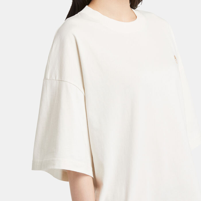 Timberland Women's Oversized T-Shirt White Timberland Women's Oversized T-Shirt White image number 3