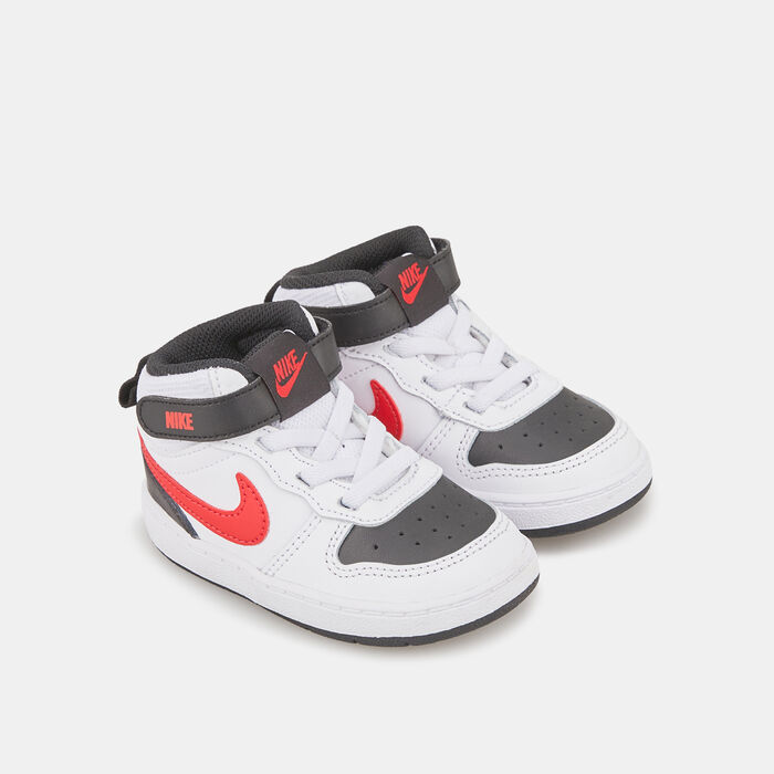 Nike Kids' Court Borough Mid 2 Shoe (Baby and Toddler) White image number 1