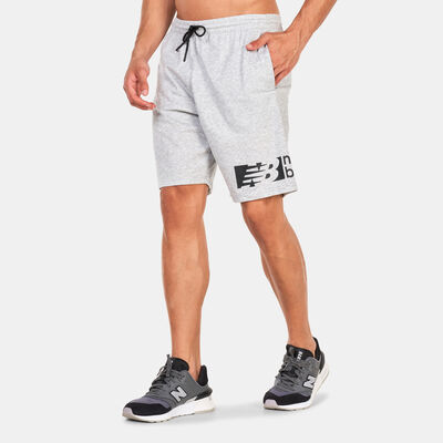 New Balance Men's Heathertech Shorts Green New Balance Men's Heathertech Shorts Green