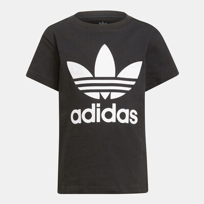 adidas Originals Kids' Trefoil T-Shirt Black adidas Originals Kids' Trefoil T-Shirt Black
