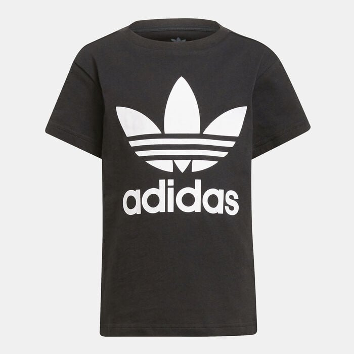 adidas Originals Kids' Trefoil T-Shirt Black adidas Originals Kids' Trefoil T-Shirt Black image number 0