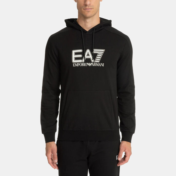 EA7 Emporio Armani Men's Train Visibility Hoodie Black image number 0