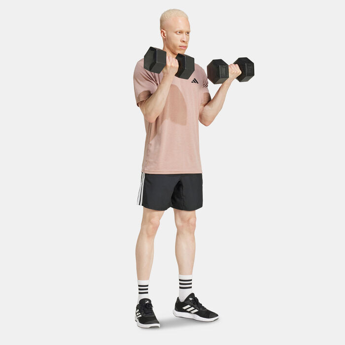 adidas Men's Train Essentials Feelready T-Shirt Pink adidas Men's Train Essentials Feelready T-Shirt Pink image number 2