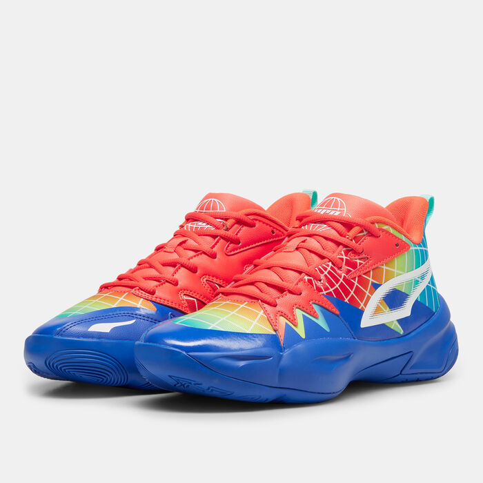 PUMA Men's Genetics Marcus Smart Basketball Shoes Red PUMA Men's Genetics Marcus Smart Basketball Shoes Red image number 1
