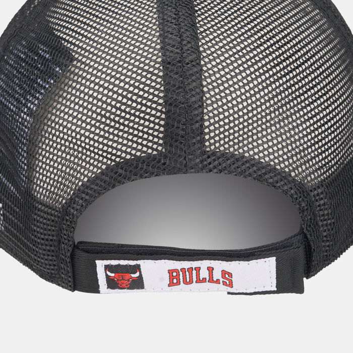 New Era Men's NBA Chicago Bulls 9FORTY Trucker Cap Black image number 1