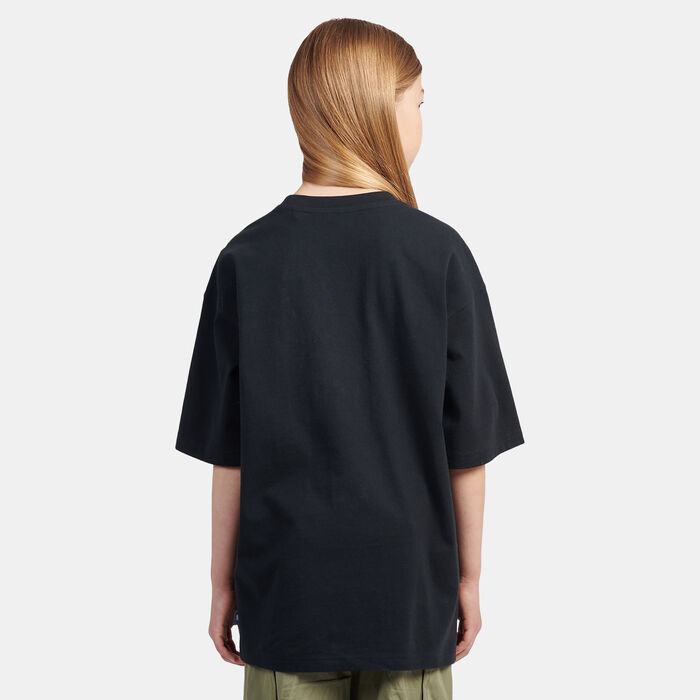 New Balance Kids' Stacked Floral Graphic T-Shirt Black New Balance Kids' Stacked Floral Graphic T-Shirt Black image number 1