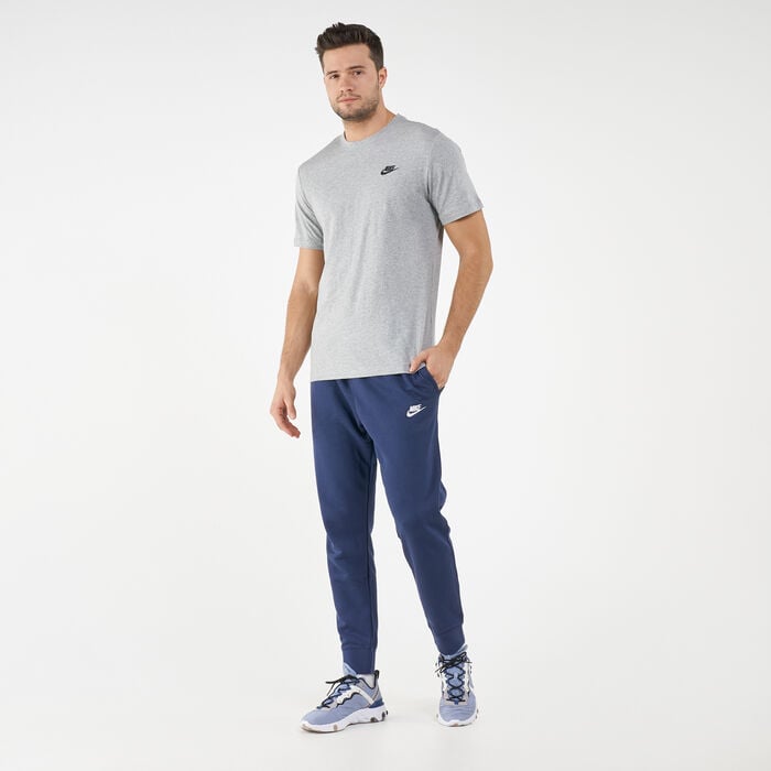 Nike Men's Sportswear Club T-Shirt Grey Nike Men's Sportswear Club T-Shirt Grey image number 2
