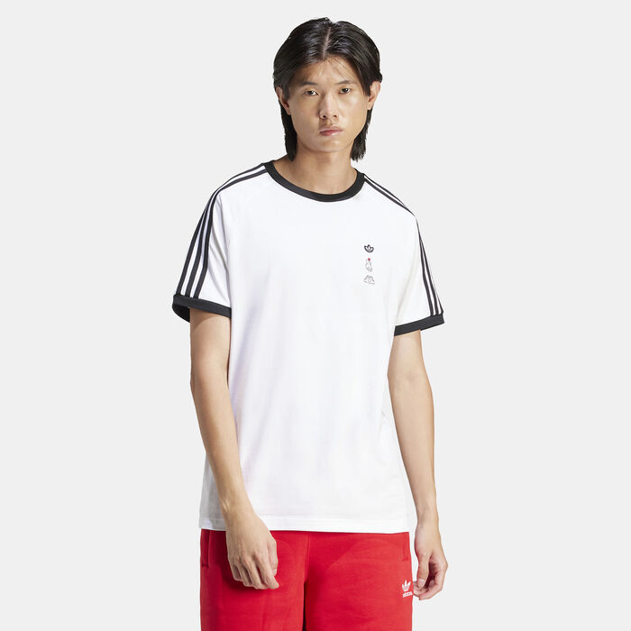 adidas Originals Men's Mickey Mouse x Originals T-Shirt White adidas Originals Men's Mickey Mouse x Originals T-Shirt White image number 0