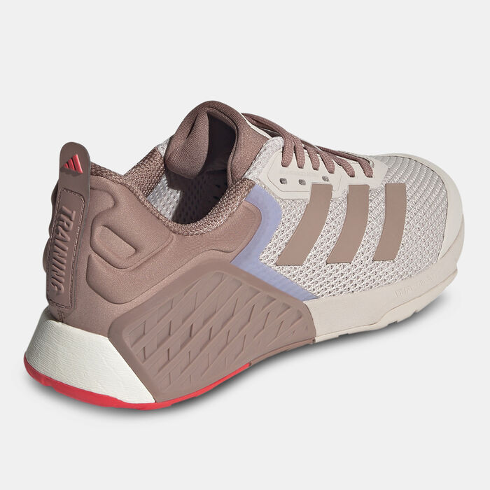 adidas Women's Dropset 3 Strength Training Shoes Beige adidas Women's Dropset 3 Strength Training Shoes Beige image number 1