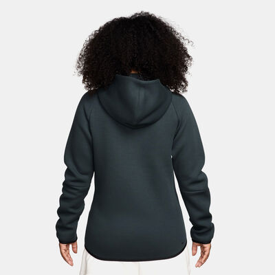 Nike Women's Sportswear Tech Fleece Windrunner Full-Zip Hoodie Green Nike Women's Sportswear Tech Fleece Windrunner Full-Zip Hoodie Green