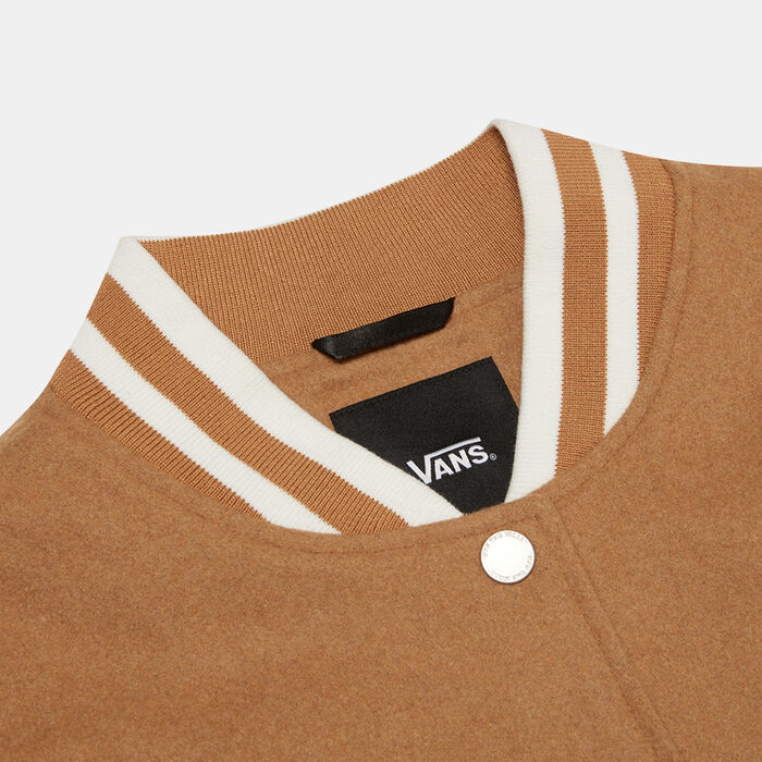 Vans Women's Piper Stadium Jacket Brown image number 2