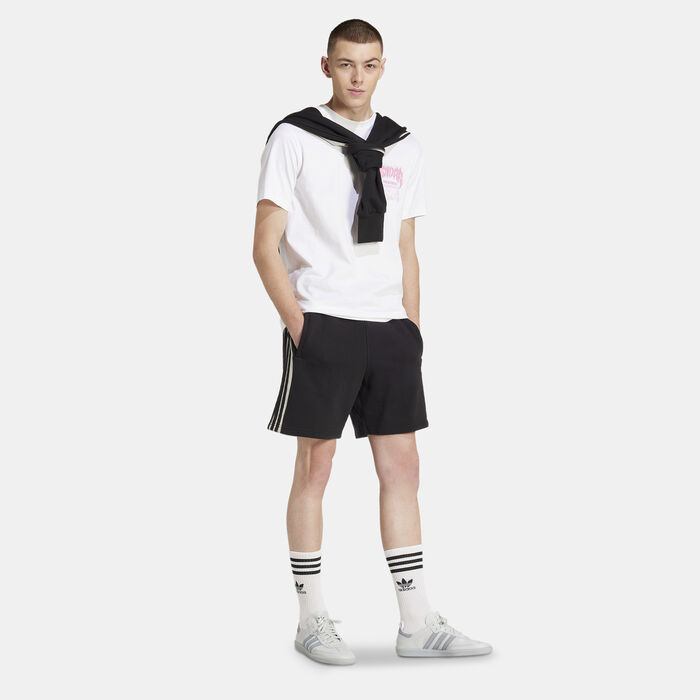adidas Originals Men's Skeleton Graphic Shorts Black adidas Originals Men's Skeleton Graphic Shorts Black image number 2