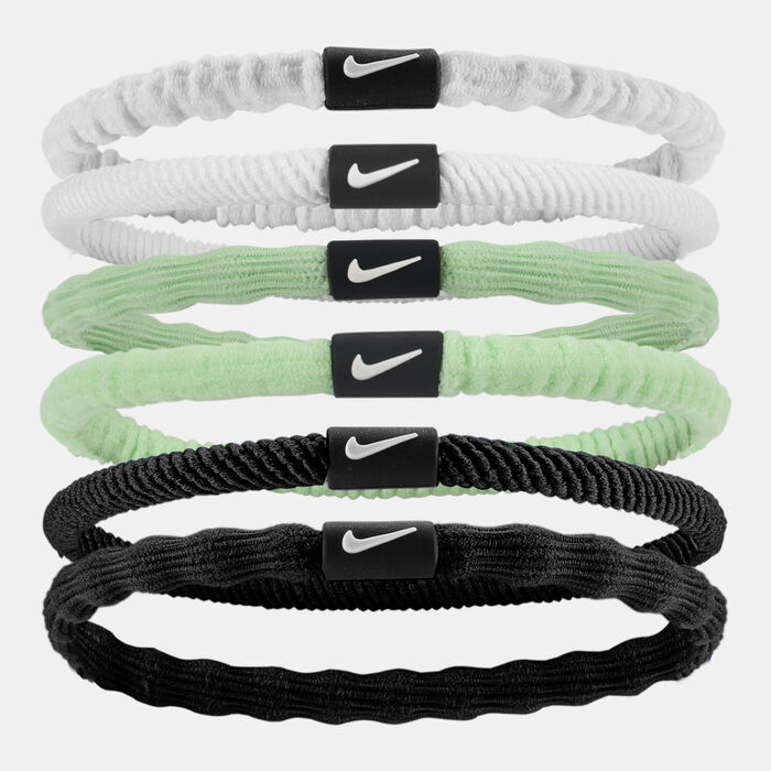 Nike Flex Hair Ties (6 Pieces) White Nike Flex Hair Ties (6 Pieces) White image number 0