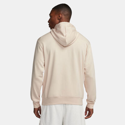 Jordan Men's Essentials Loopback Fleece Pullover Hoodie Beige Jordan Men's Essentials Loopback Fleece Pullover Hoodie Beige
