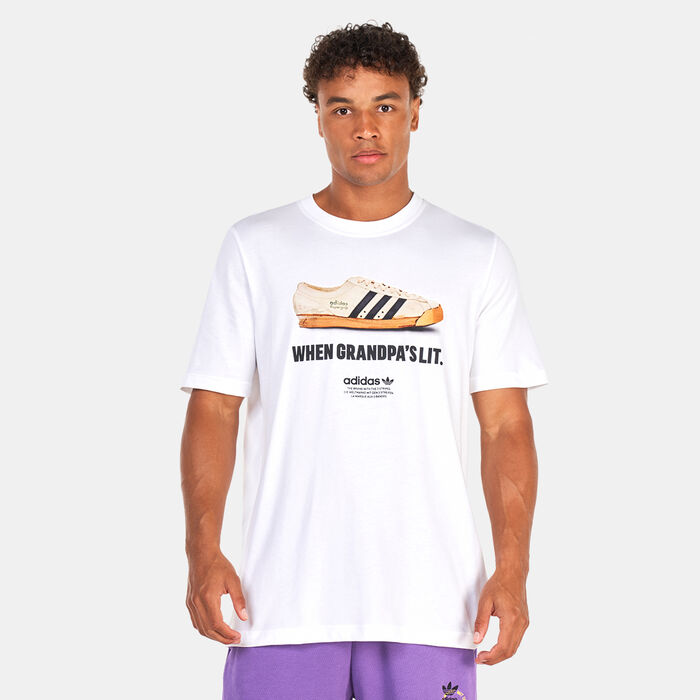 adidas Originals Men's Graphics New Age T-Shirt White adidas Originals Men's Graphics New Age T-Shirt White image number 0