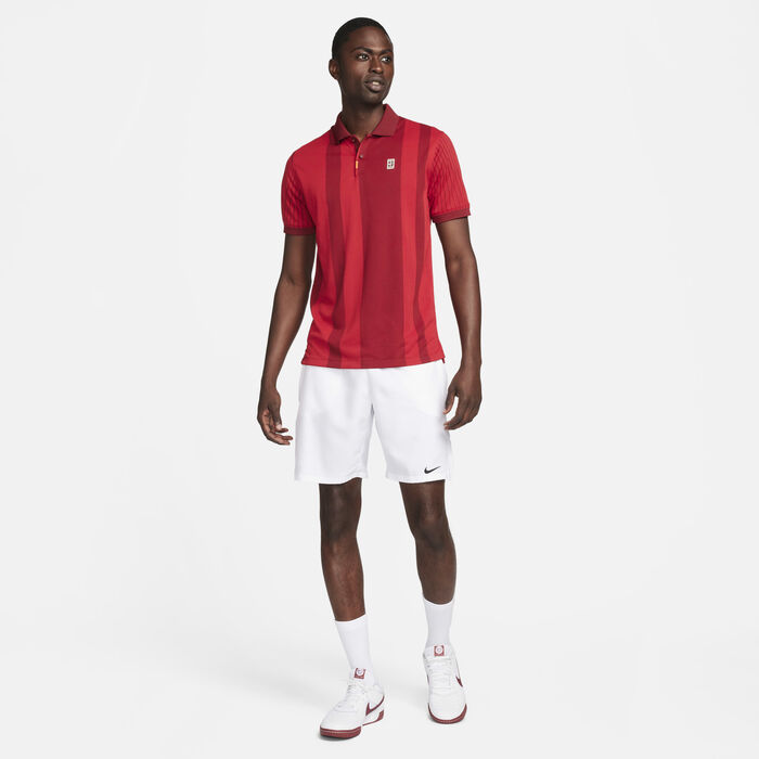 Nike Men's Dri-FIT Polo Shirt Red Nike Men's Dri-FIT Polo Shirt Red image number 6