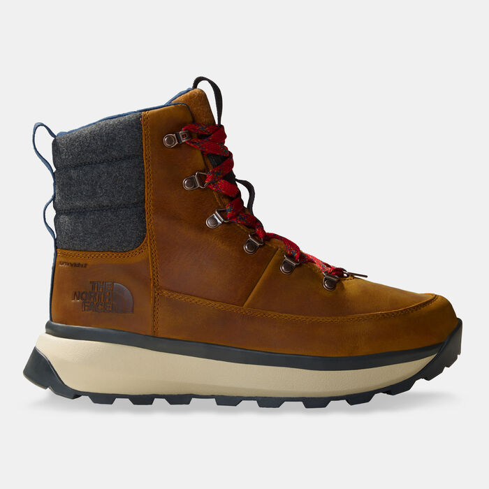 The North Face Men's Bergen Leather Waterproof Snow Boots Beige The North Face Men's Bergen Leather Waterproof Snow Boots Beige image number 0