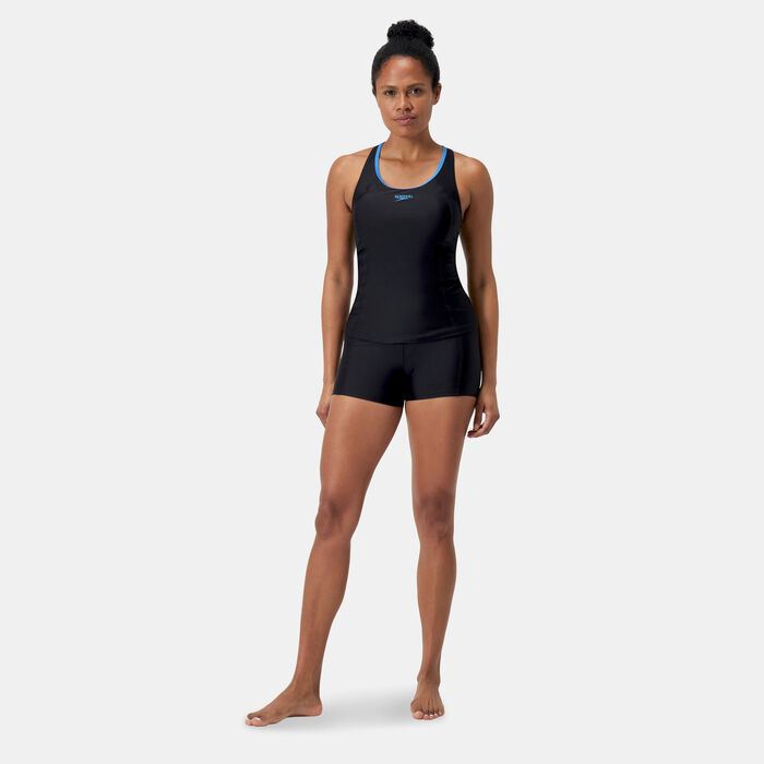 Speedo Women's Asia Fit Tankini Multi-Color Speedo Women's Asia Fit Tankini Multi-Color image number 4