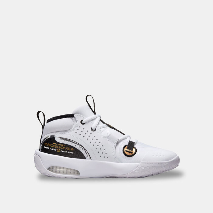 Nike Kids' Air Zoom Crossover 2 Basketball Shoes White Nike Kids' Air Zoom Crossover 2 Basketball Shoes White image number 1