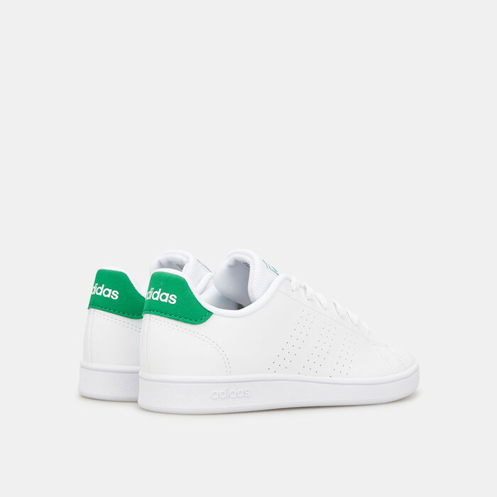 adidas Kids' Advantage Lifestyle Court Lace Shoe White image number 2