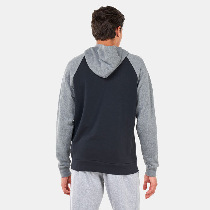 Under Armour Men's UA Rival WM Colourblock Hoodie Black Under Armour Men's UA Rival WM Colourblock Hoodie Black image number 1