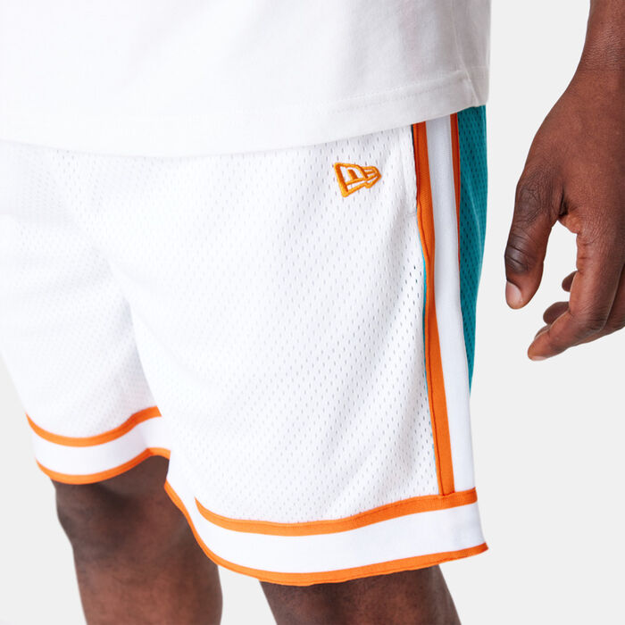 New Era Men's NFL Miami Dolphins Colourblock Shorts White image number 3